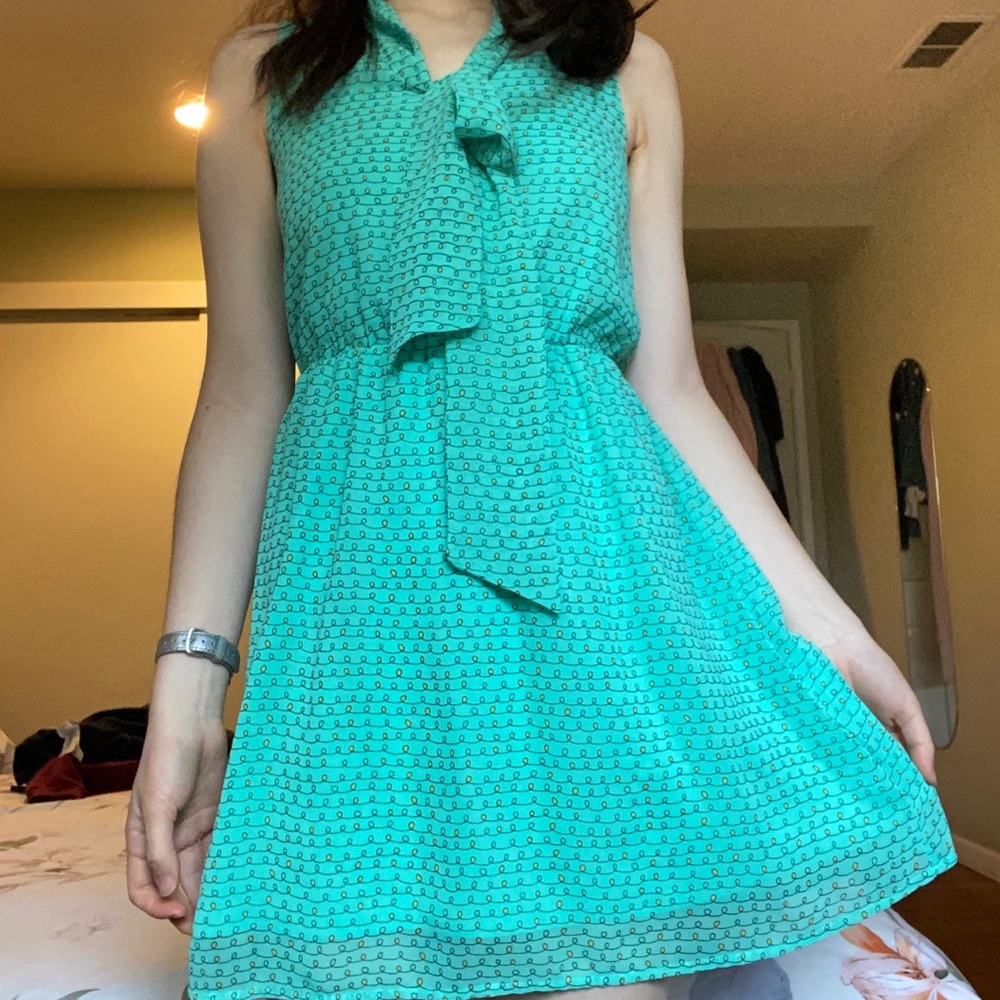 Forever21 front tie mini summer dress